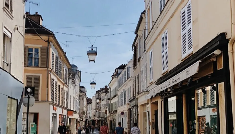 Centre-ville et crèmerie
